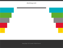 Tablet Screenshot of dealslug.com